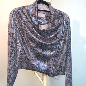 💥 Blank NYC jacket snakeskin print